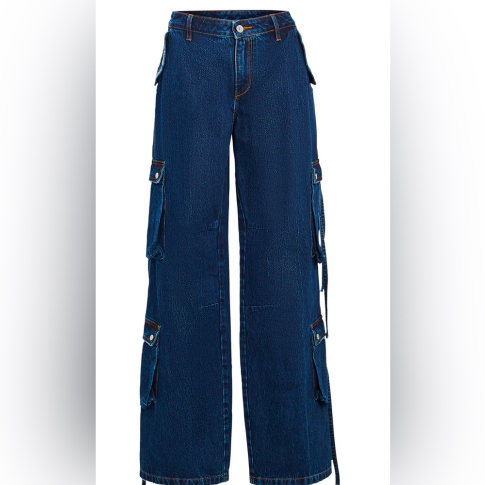 SER.O.YA Joss Cargo Jean Size 25 Deep Sea (Retail: $348)